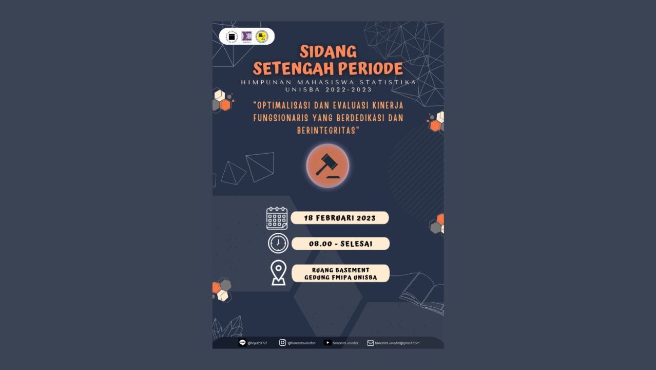 Sidang Setengah Periode – Himpunan Mahasiswa Statistika